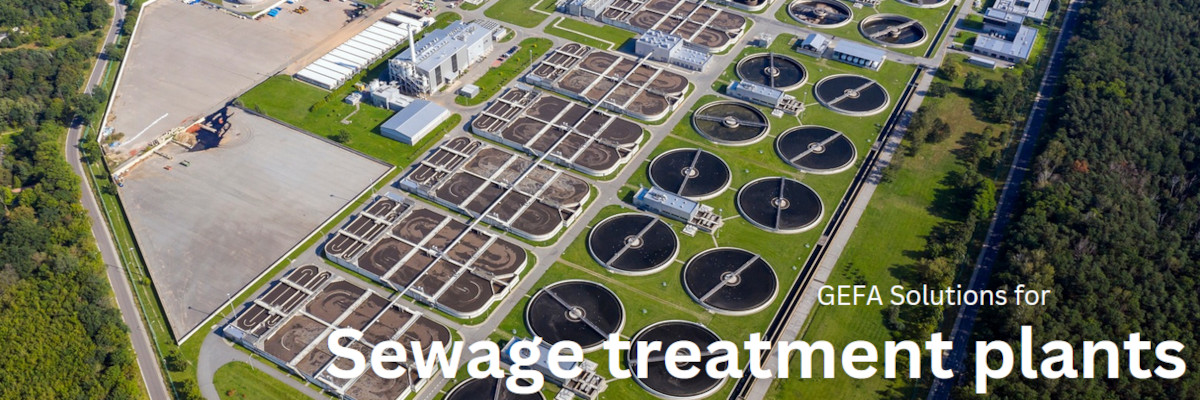 Sewage treatment plants
