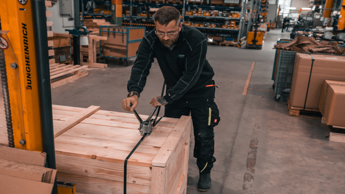 Verpacken von GEFA-Armaturen