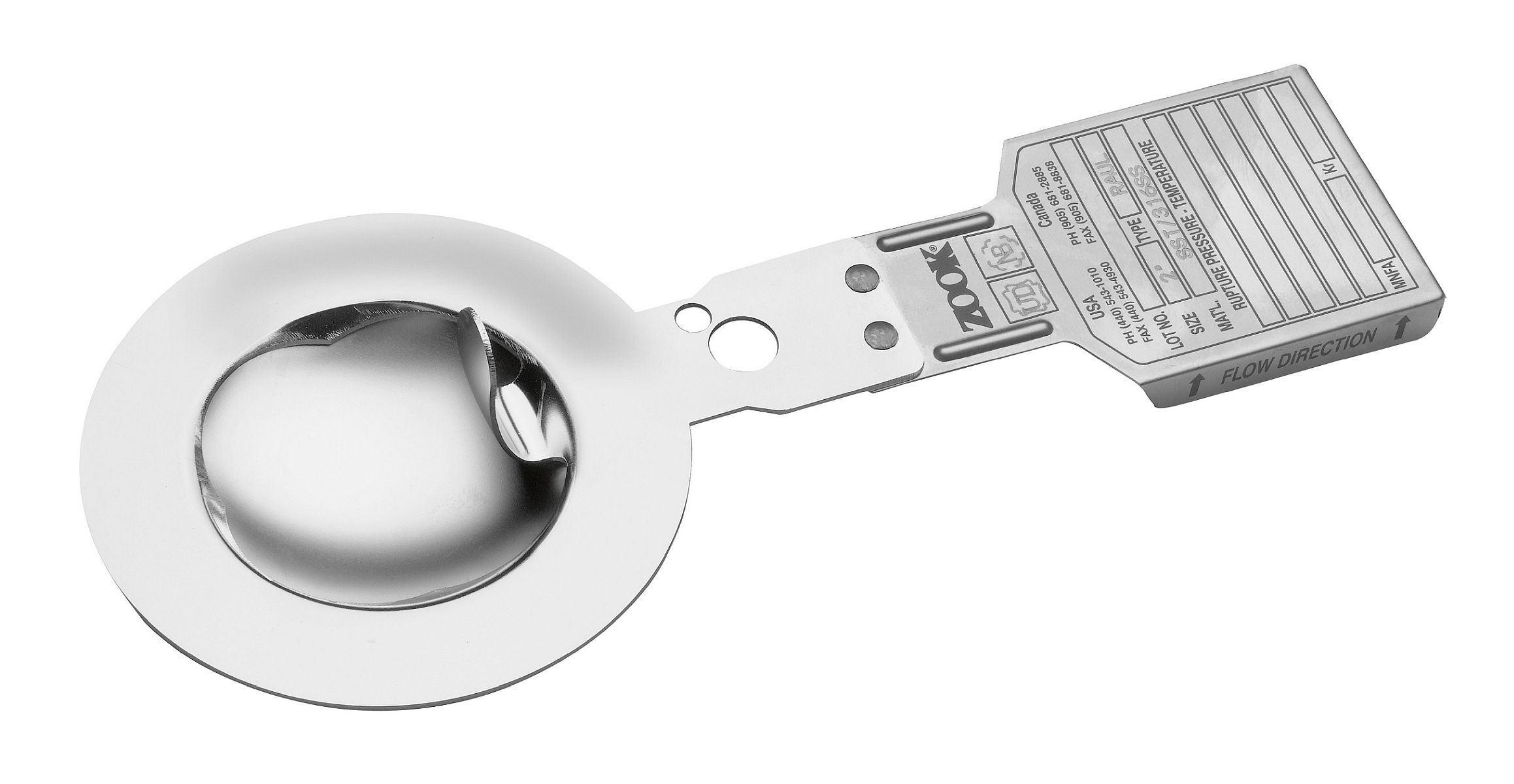 Reversible bursting disc RA type RA8