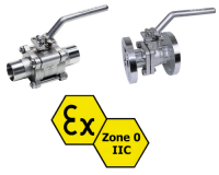 ATEX Zone 0 IIC Zertifizierungen für Kugelhahn DG/FG