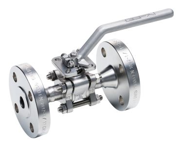 3-piece Ball Valve DG1 with welding flanges