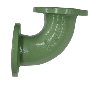 Pipe bend Q-piece DN100
