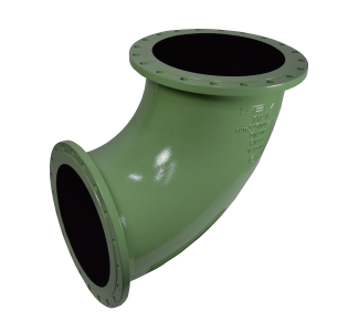 Pipe bend Q-piece DN800/DN700