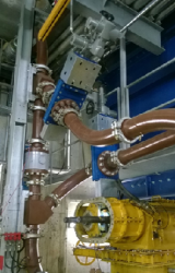 High pressure gate valve in wastwater treatment plants