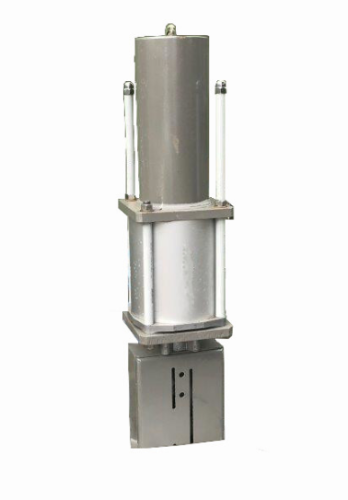 Pneumatic cylinder - single-acting for knife gate valves