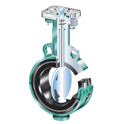 Weichdichtende Absperrklappe