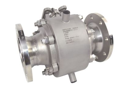 Dreiteiliger Kugelhahn DGH mit Heizkammermantel