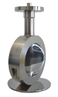 Granulate and bulk material butterfly valve