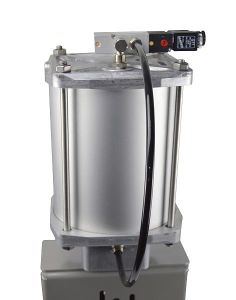 Control of the pneumatic actuators via solenoid valves