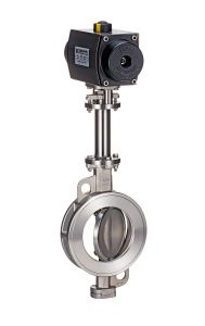 Double-eccentric butterfly valve HGC